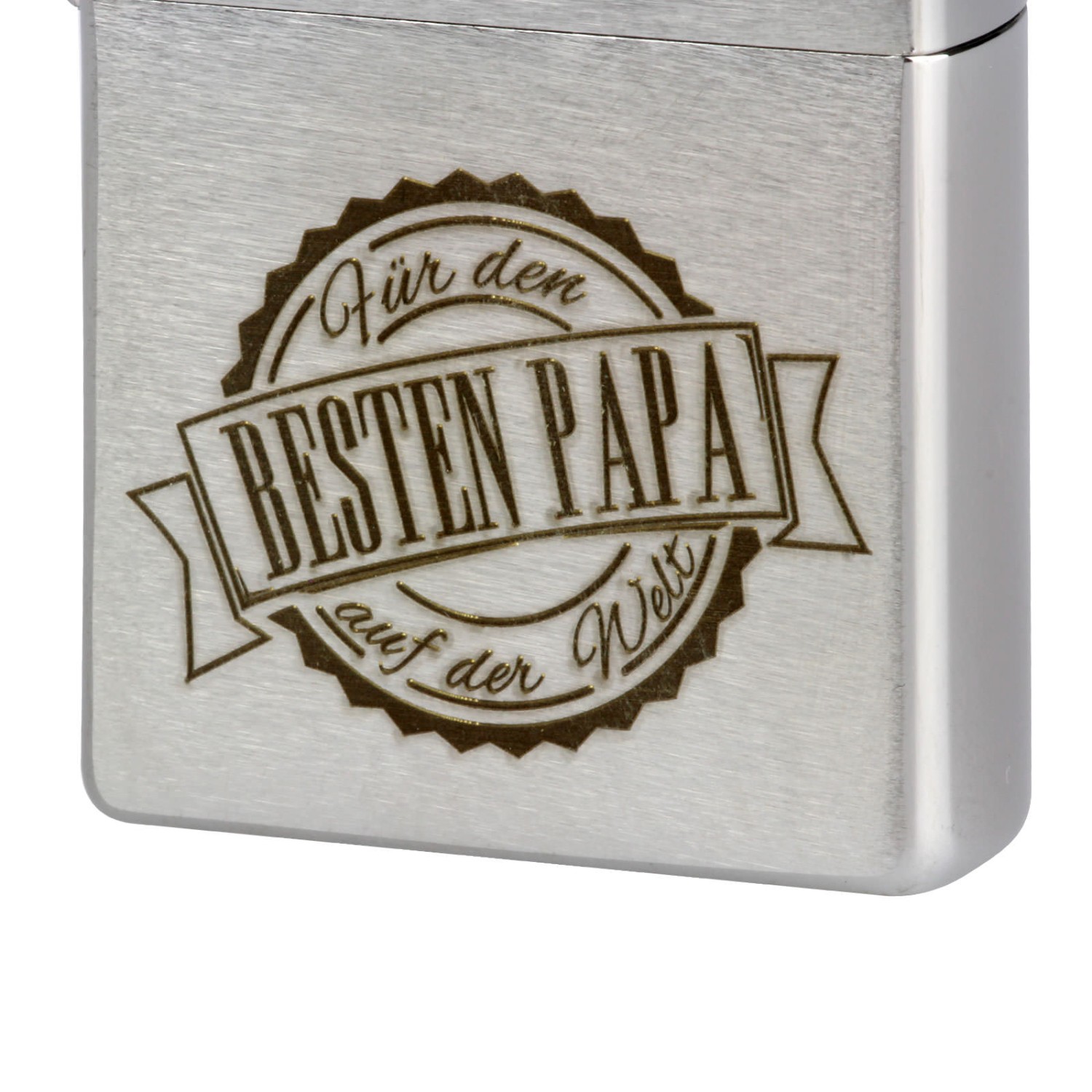 2. Foto Bester Papa der Welt Zippo Feuerzeug mit Gravur